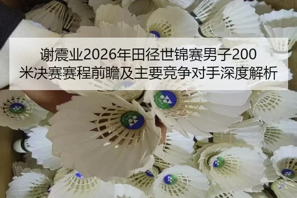 谢震业2026年田径世锦赛男子200米决赛赛程前瞻及主要竞争对手深度解析